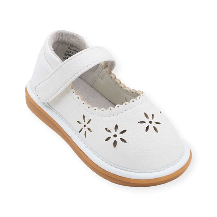 Ellie White Shoe - Wee Squeak