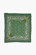 Embroidered Floral Bandana English Ivy
