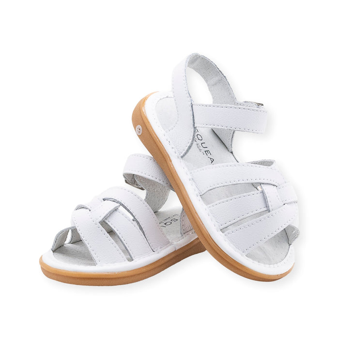 Emma White Sandal - Wee Squeak