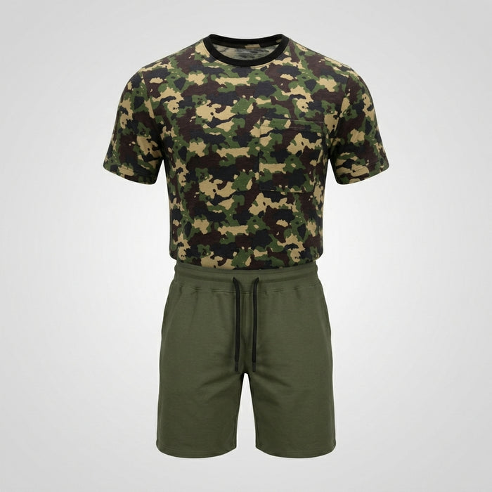 Essentials Boys Cotton T Shirt And Shorts Set