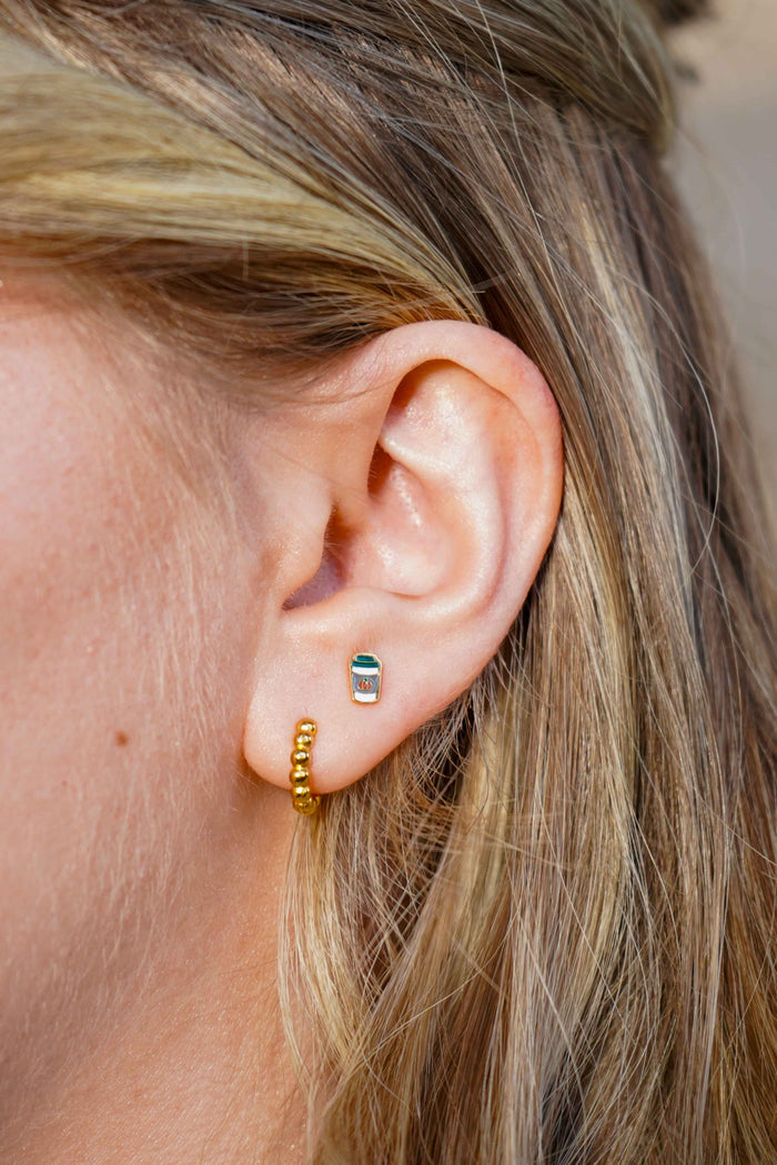 Fall Drink (PSL) Enamel Flat Back Stud