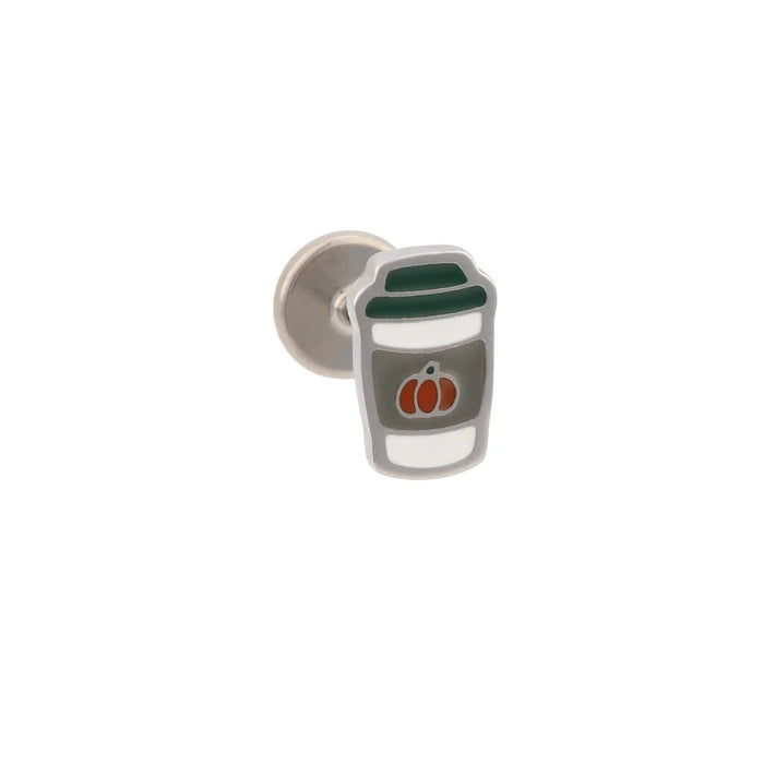 Fall Drink (PSL) Enamel Flat Back Stud