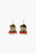 Flamenco Earrings Labradorite