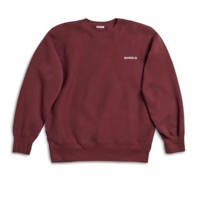Fleece Logo Sweatshirt - Merlot