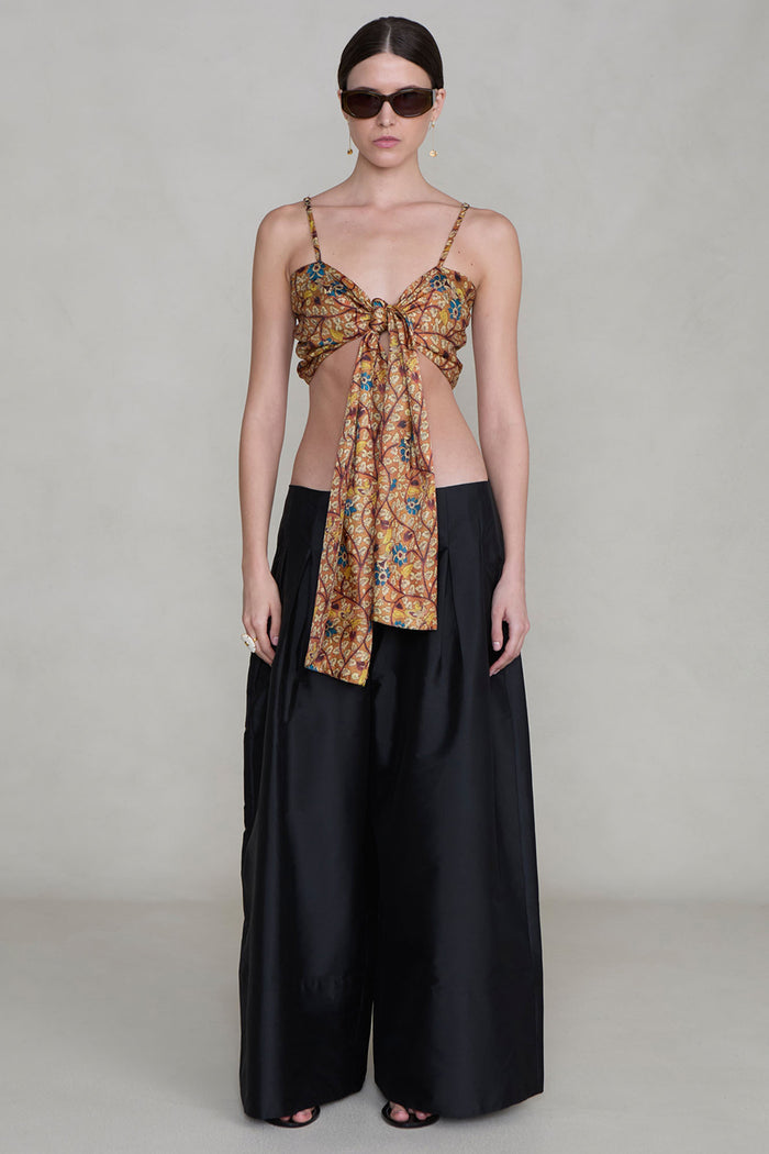 Flora Wrap Top Marigold