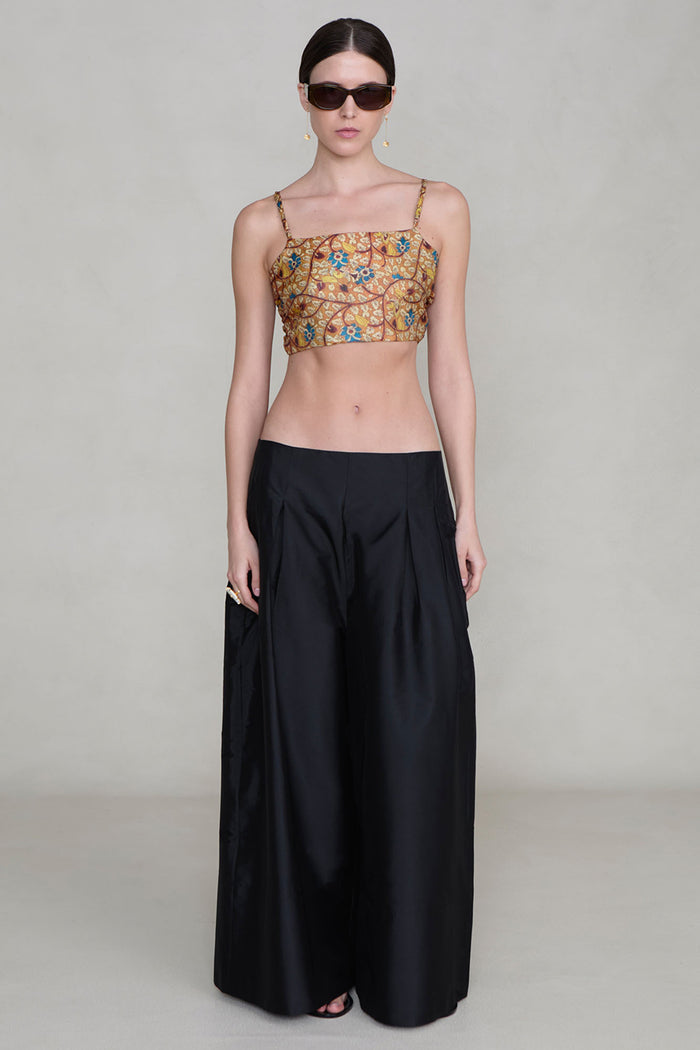 Flora Wrap Top Marigold