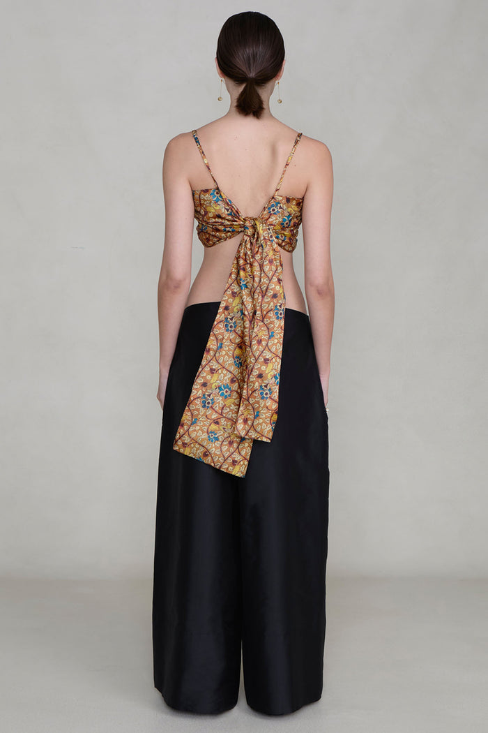 Flora Wrap Top Marigold