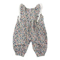 Floral Sleeveless Jumpsuit With Ruffle Straps