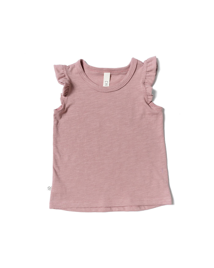 flutter tee - woodrose