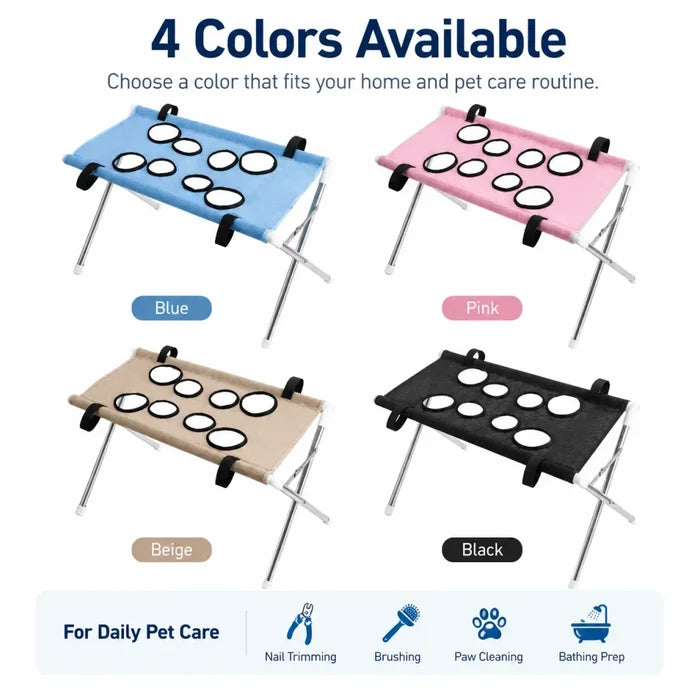 Foldable Mesh Pet Grooming Table