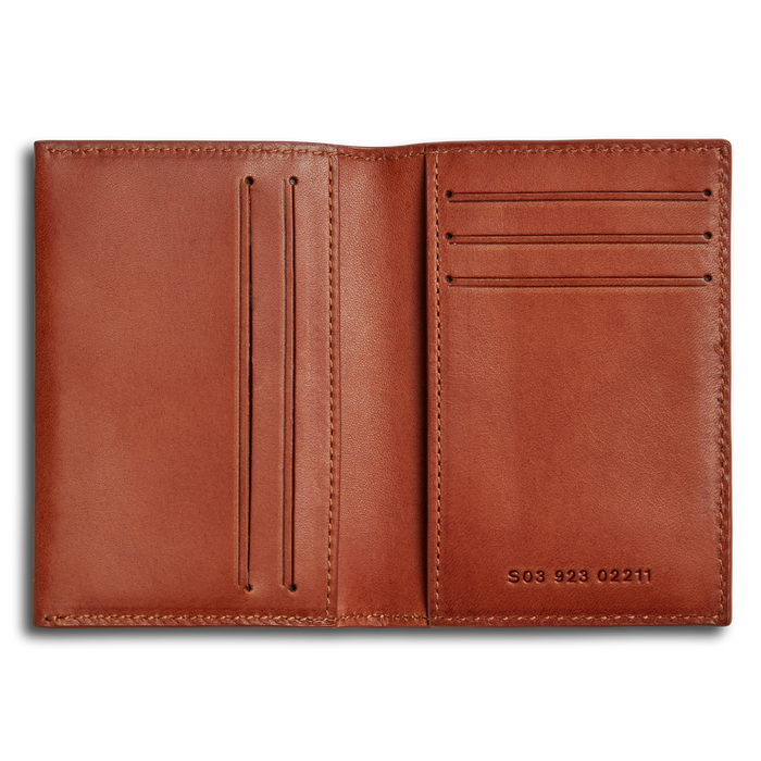 Folded Card Holder - Rust