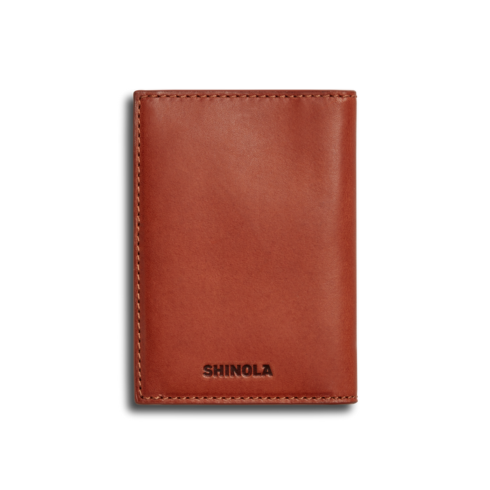 Folded Card Holder - Rust