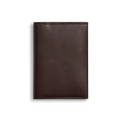 Folded Card Holder Wallet - Dark Brown