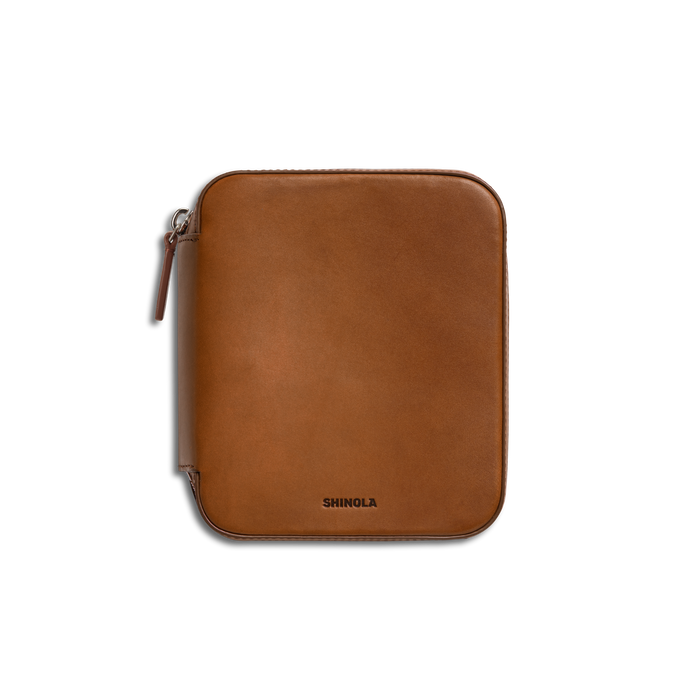 Four Watch Travel Case - Tan