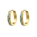 Garden Party Enamel Hoops