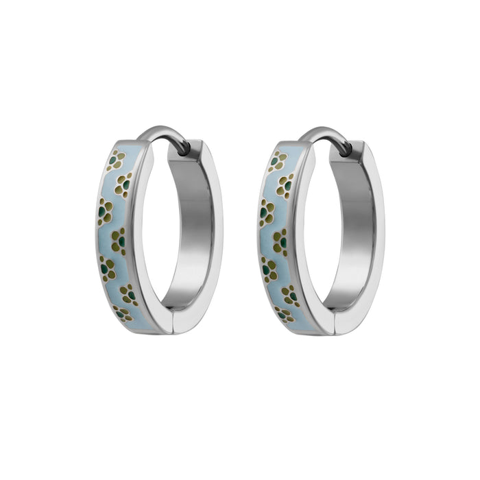 Garden Party Enamel Hoops