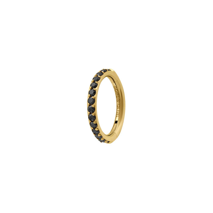 Gem Clicker Hoop - Onyx