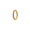 Gem Clicker Hoops - Garnet