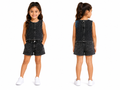 Girls 2 Piece Denim Top And Shorts Set