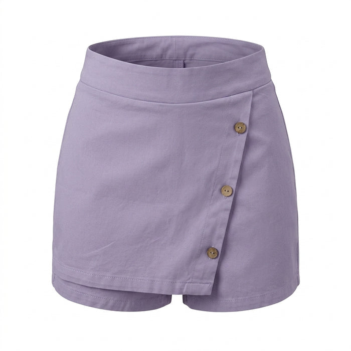 Girls Button Skort