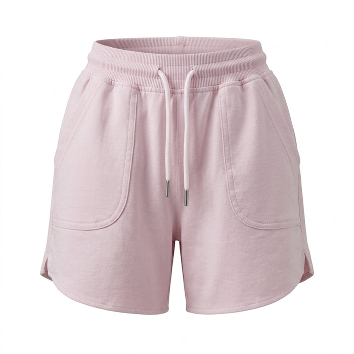 Girls Casual Drawstring Sweat Shorts