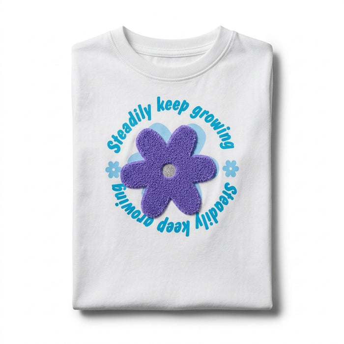 Girls Flower Graphic T Shirt