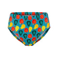 Girls Fruit Print Short Sleeve Swim Set