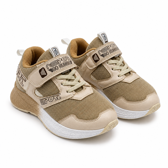 Girls’ Go-Run Strap Sneakers