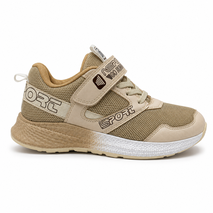 Girls’ Go-Run Strap Sneakers