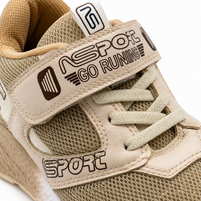 Girls’ Go-Run Strap Sneakers