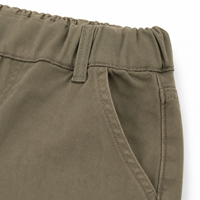 Girls High Waist Casual Woven Pants