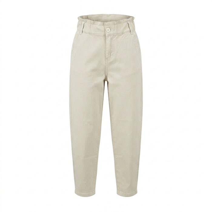 Girls High Waist Casual Woven Pants