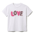 Girls Love Sequin Graphic T Shirt