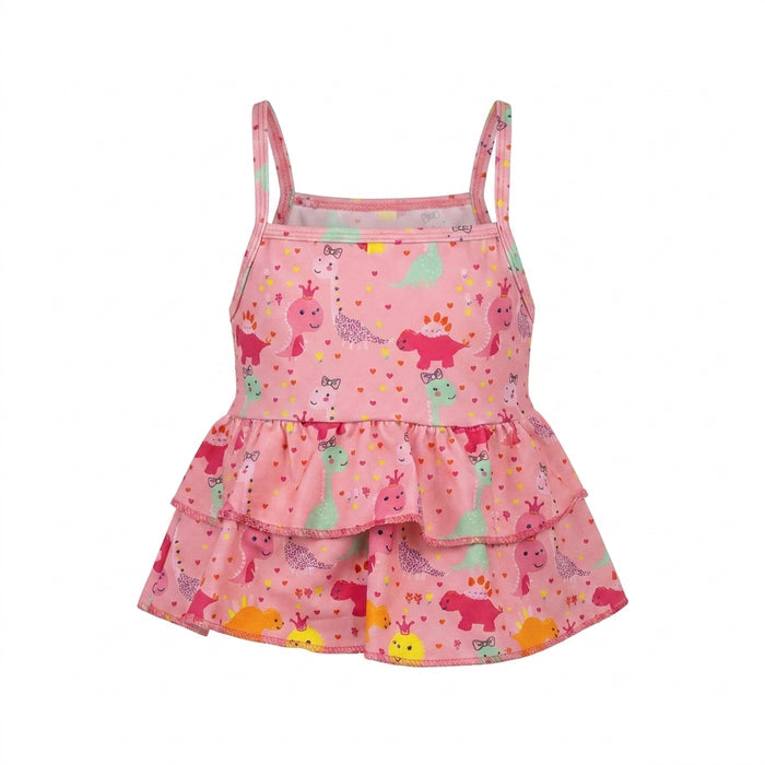 Girls Mermaid Print Camisole Top And Shorts Set