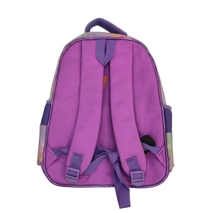 Girls School Backpack With Princess And Cat Print Size 16 Inch