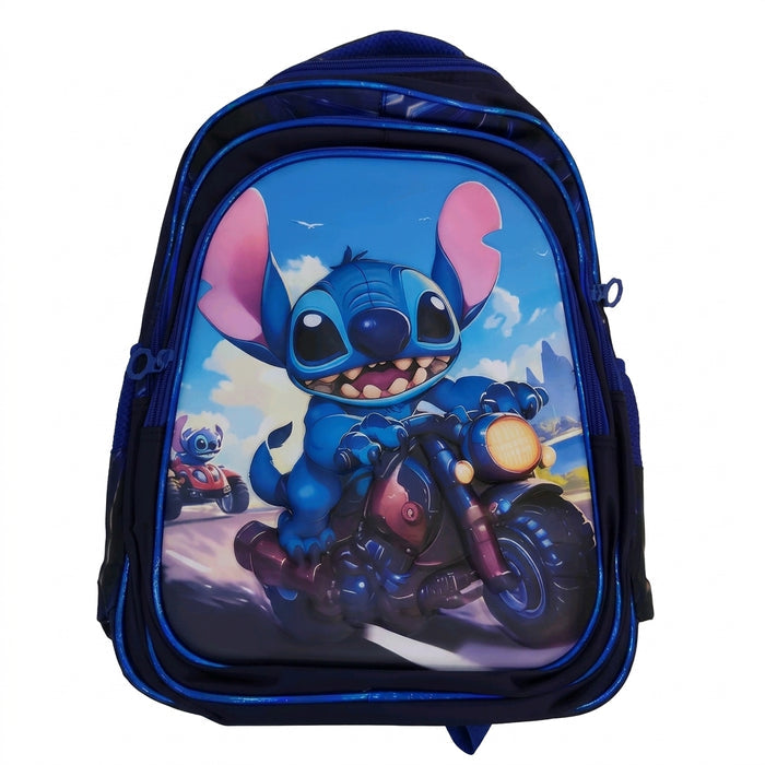 Girls School Backpack With Princess And Cat Print Size 16 Inch
