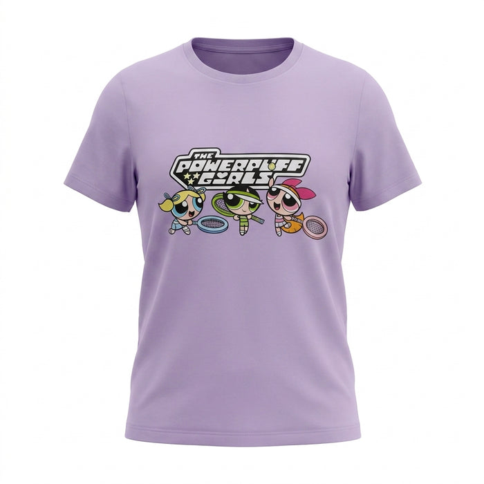 Girls The Powerpuff Girls Printed T Shirt And Shorts Set