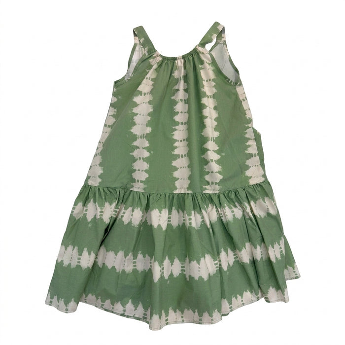 Girls Tie Dye Tiered Sleeveless Dress
