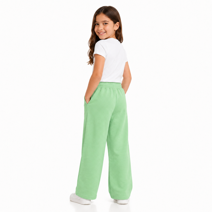 Girls’ Wide-Leg Drawstring Jogger Pants