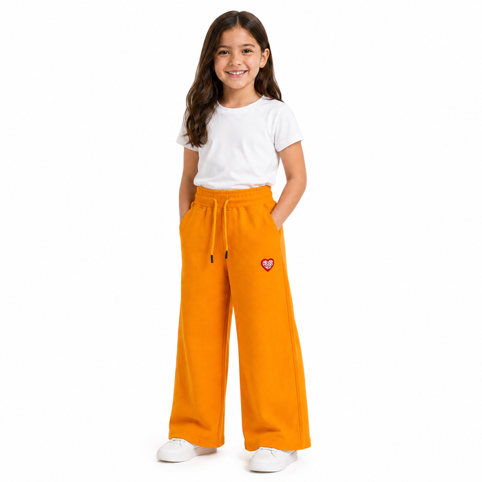 Girls’ Wide-Leg Drawstring Jogger Pants