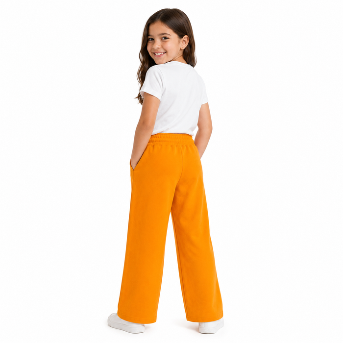 Girls’ Wide-Leg Drawstring Jogger Pants