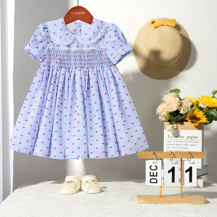 Girls' Dress Summer Short-sleeved