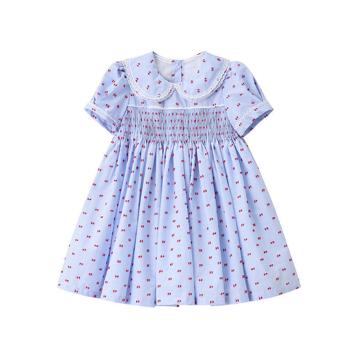 Girls' Dress Summer Short-sleeved