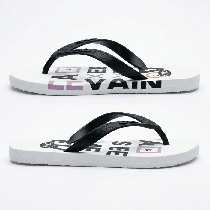 Graphic Flip Flop Sandals With Straps