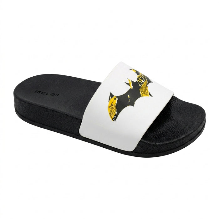 Graphic Print Slide Sandals