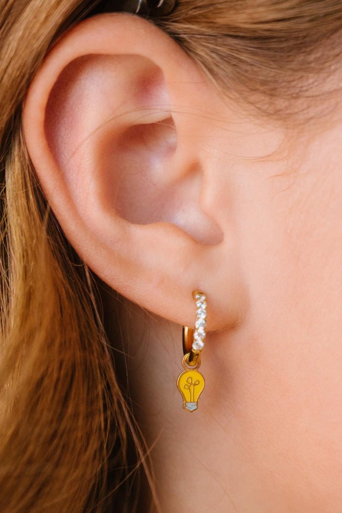 Great Idea Enamel Hoop Charm