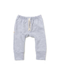 gusset pants - ash