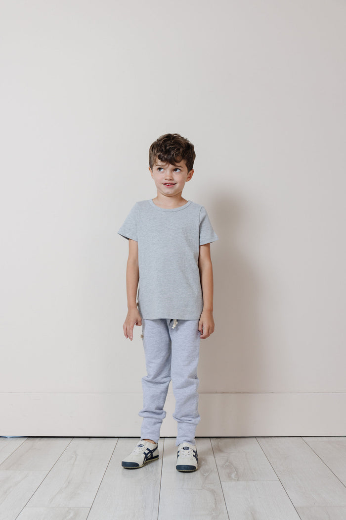 gusset pants - ash
