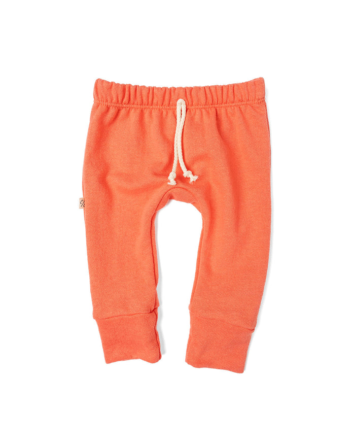 gusset pants - living coral