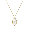 Half Shell Cabochon Necklace